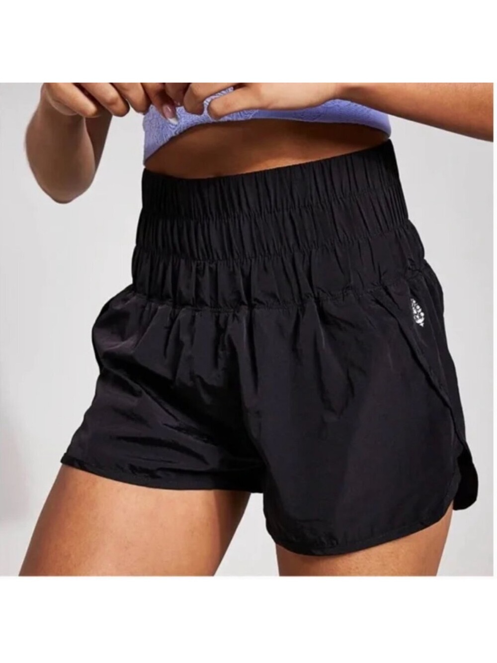 FP Movement by Free People The Way Home Black Shorts